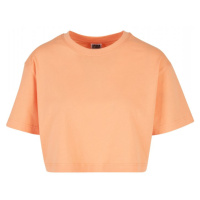 Ladies Short Oversized Tee - papaya