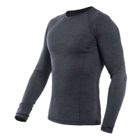 SENSOR MERINO BOLD pánské triko dl.rukáv anthracite gray