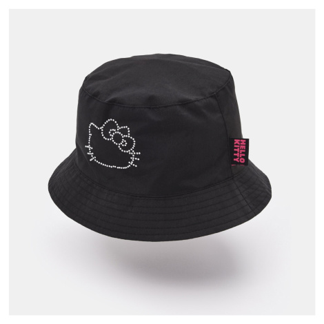 Sinsay - Klobouk bucket hat Hello Kitty - Černý