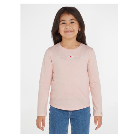 Růžové holčičí tričko Tommy Hilfiger - Holky