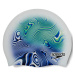 Plavecká čepice speedo digital printed cap zeleno/modrá