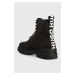 Semišové boty HUGO Ryan pánské, černá barva, 50498524