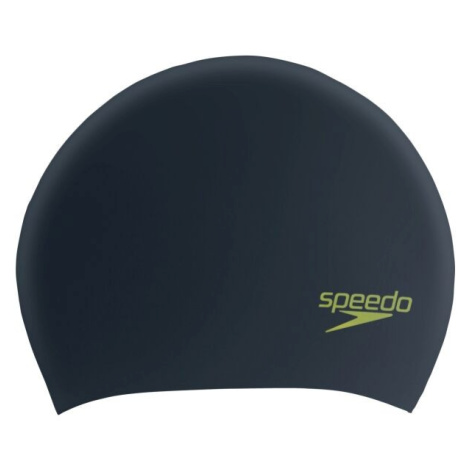 Speedo LONG HAIR CAP JU Juniorská plavecká čepice, černá, velikost