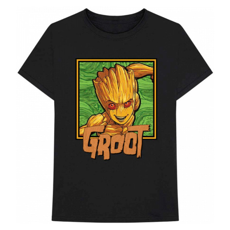 Marvel Comics tričko, I am Groot - Groot Square Black, pánské RockOff