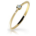 Cutie Diamonds Jemný prsten ze žlutého zlata s briliantem DZ6729-2931-00-X-1 51 mm