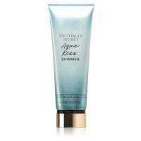 Victoria's Secret Aqua Kiss Shimmer tělové mléko pro ženy 236 ml