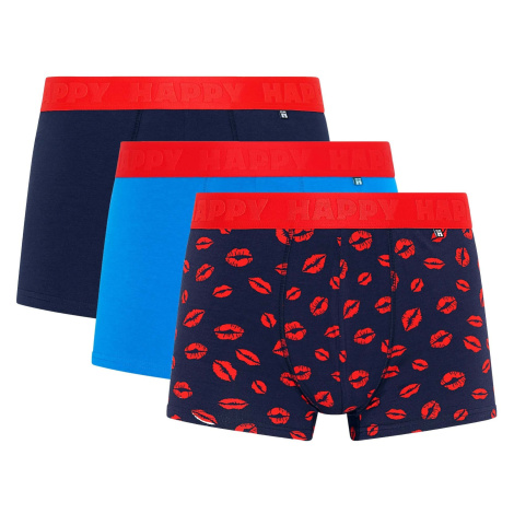 Happy Socks Boxerky modrá / krvavě červená