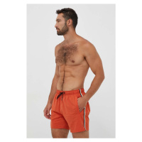 Plavkové šortky BOSS oranžová barva, 50491594