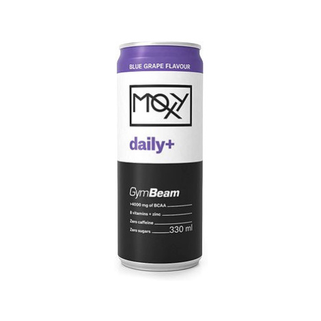 GymBeam MOXY daily+ 330 ml, modré hrozno