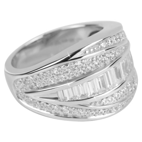 Silver Cat Luxusní prsten se zirkony SC285