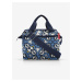 Modrá dámská vzorovaná taška přes rameno Reisenthel Allrounder Cross Floral 1