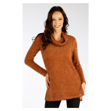 Litex Dámský rolák s dlouhým rukávem 7F137 měděná