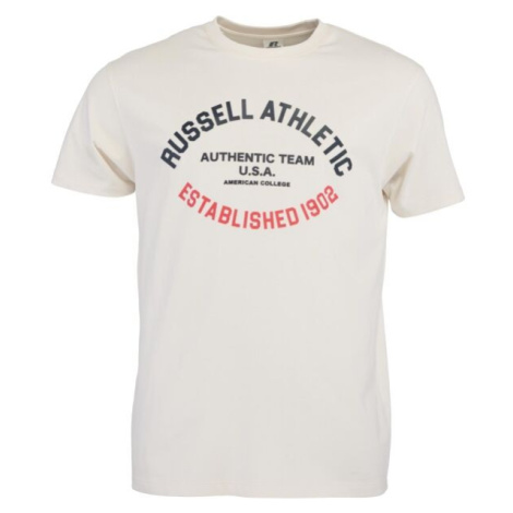 Russell Athletic TEE SHIRT Pánské tričko, béžová, velikost