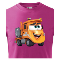 Dětské tričko s potiskem nákladního auta - tričko pro malé dobrodruhy