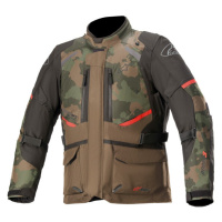 ALPINESTARS ANDES DRYSTAR, TECH-AIR 5 kompatibilní, bunda tmavě zelená camo/černá/červená