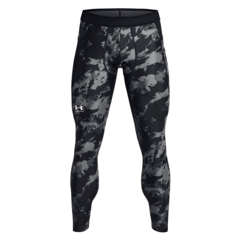 HeatGear® Iso-Chill Printed Leggings | Black/White Under Armour