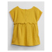 Žlutá holčičí košile embed woven top