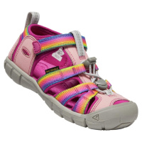 Dětské sandály Keen Seacamp II CNX YOUTH rainbow/festival fuchsia