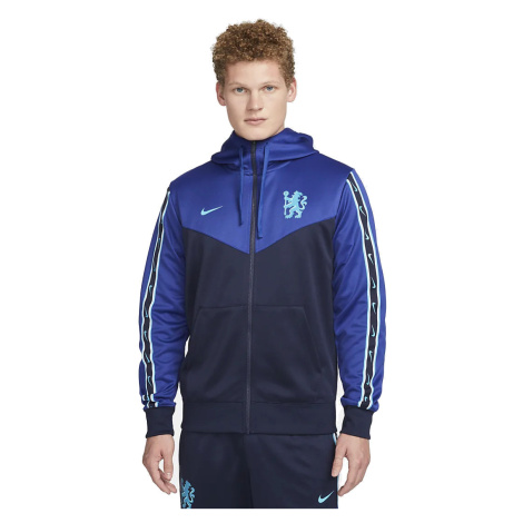 FC Chelsea pánská mikina s kapucí Zip Repeat navy Nike