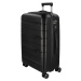 Cestovní plastový kufr Hesol velikost L, černá
