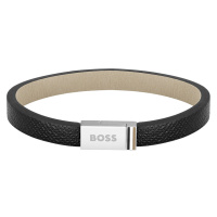 Hugo Boss Moderní kožený náramek Jace 1580336 17,5 cm