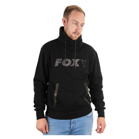 Fox mikina black camo high neck - l