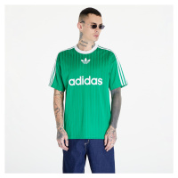 Tričko adidas Adicolor Poly Short Sleeve Tee Green/ White