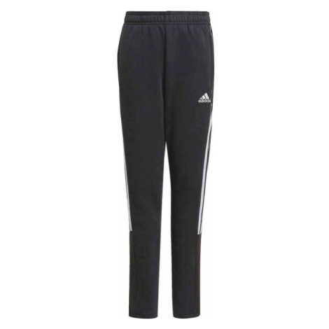 adidas TIRO 21 PANTS Juniorské fotbalové tepláky, černá, velikost