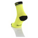 Nessi Sportswear Prodyšné běžecké ponožky Road L RSLO-2 Yellow