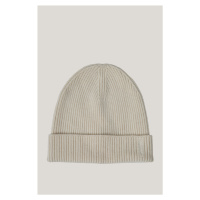 ČEPICE GANT WOOL RIBBED BEANIE CREAM