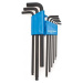 PARK TOOL sada klíčů - SET ALLEN WRENCHES PT-HXS-1-2 - modrá/černá