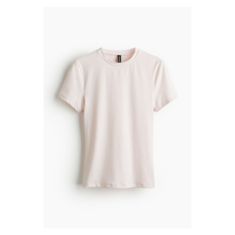 H & M - Přiléhavé tričko - růžová H&M