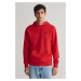 MIKINA GANT LOGO SCRIPT HOODIE RUBY RED