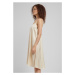 Urban Classics / Ladies Viscose Satin Slip Dress whitesand