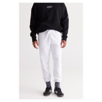 AC&Co / Altınyıldız Classics Men's White Standard Fit Normal Cut Comfortable Cotton Sweatpants w