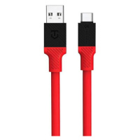 Kabel Fat Man Cable Tactical®, USB-A/USB-C – Červená