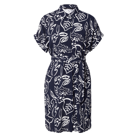 VERO MODA Košilové šaty 'VMEasy Joy' námořnická modř / bílá