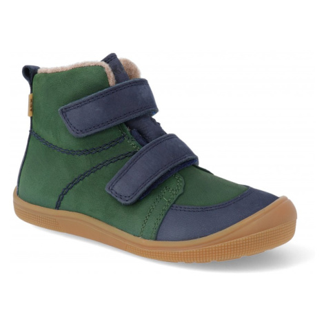 Barefoot dětské zimní boty KOEL - Daro W Green širší zelené Koel4kids