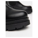Černé kožené chelsea boty Nero Giardini