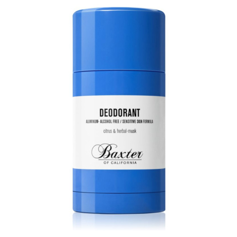 Baxter of California Deodorant deodorant bez alkoholu a obsahu hliníku pro muže 75 g