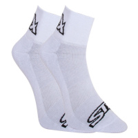 Ponožky Styx kotníkové bílé s černým logem (HK1061) L