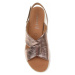 Dámské sandály Caprice 9-28702-20 taupe metallic
