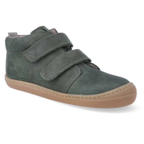 Barefoot zateplená obuv Koel - Bob khaki zelená