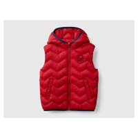 Benetton, Padded Vest With Hood