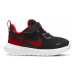 Černo-červené dětské tenisky na suchý zip Nike Revolution 5