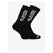 Sada sedmi párů pánských ponožek v černé barvě Nedeto