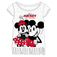 Minnie Mouse licence Dívčí tričko Minnie Mouse 52029474, světle šedý melír Barva: Šedá