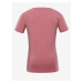 Růžové holčičí tričko ALPINE PRO Moobo