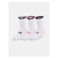 Ponožky Under Armour UA Essential Nv Mid Crew 3pk-WHT 30-35