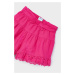 Dětské bavlněné šortky Mayoral růžová barva, hladké